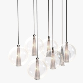 Caviar Fixed Staggered Pendant 3D Model_010